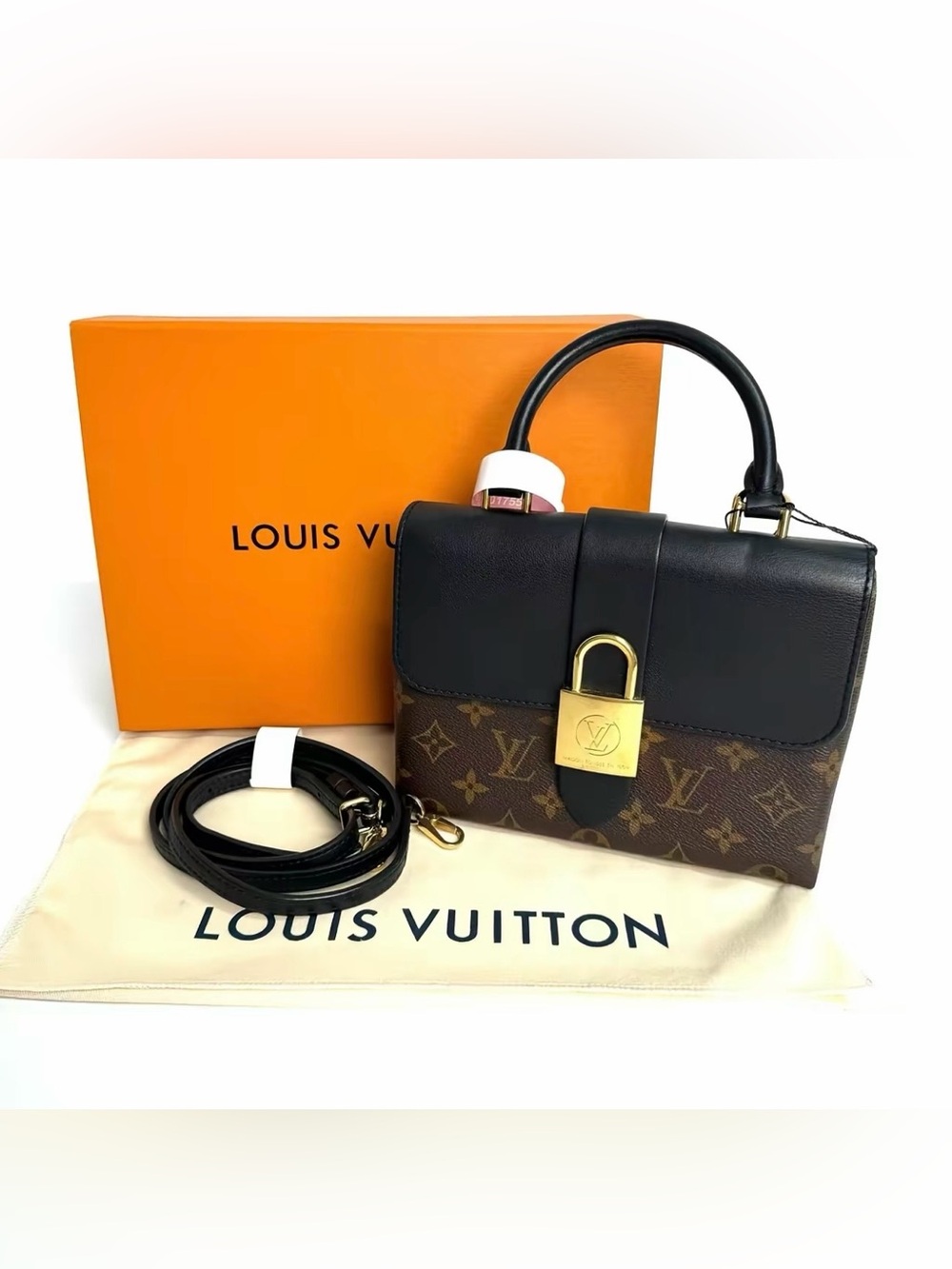 Louis Vuitton Monogram Locky BB Top Handle Crossbody Bag with Box and Dust Bag